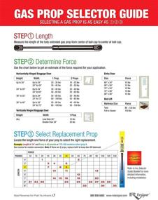 img 3 attached to 🚪 RV Designer G23 Gas Prop Door Support - 20-inch Length, 40 lb. Load Capacity - High-Performance Exterior Hardware