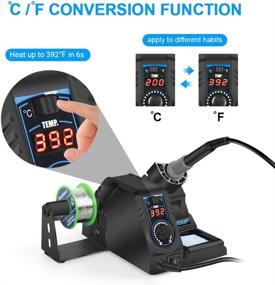 img 2 attached to 🔥 Precision Soldering Station Digital - Temperature Adjustable from 392℉ to 896℉