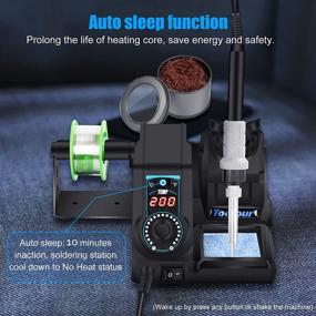 img 1 attached to 🔥 Precision Soldering Station Digital - Temperature Adjustable from 392℉ to 896℉