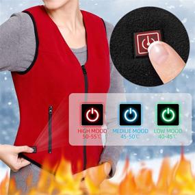 img 1 attached to Charging Lightweight Rechargeable Activities Included Women's Clothing for Coats, Jackets & Vests