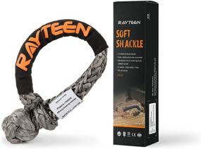 img 4 attached to 🔒 Premium RAYTEEN Synthetic Soft Shackle Recovery: Lab-Tested 55,935LBS with Sleeve, Ideal for Sailing, 4X4 SUVs, Offroad Vehicles, and More!