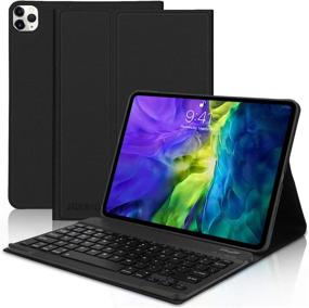img 4 attached to 🔌 iPad Pro 11 Keyboard Case with Pencil Charging, Slim Frameless Design, and Wireless Bluetooth Keyboard - Compatible with iPad Air 4th Gen 10.9"/Pro 11 Inch 3rd Gen 2021/2nd Gen 2020/1st Gen 2018