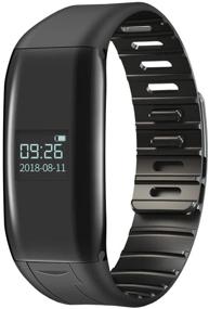 img 4 attached to 🎙️ 8GB Digital Audio Recorder Watch with OLED Display - Cainda Voice Activated Wristband. Noise Canceling, Encryption, MP3 Music Player Pen Dictaphone (Black)