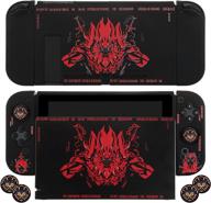 🎮 pickeico dockable case for switch - protective case for joy-con controllers, 4 thumb grips, and hard pc dock cover (zelda centaurs) logo