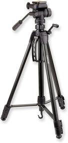 img 4 attached to Carson TriForce Series 3-Way Fluid Panhead Aluminum Lightweight Tripods: Perfect for Binoculars, Monoculars, Cameras, Spotting Scopes, and More!