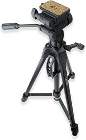 img 1 attached to Carson TriForce Series 3-Way Fluid Panhead Aluminum Lightweight Tripods: Perfect for Binoculars, Monoculars, Cameras, Spotting Scopes, and More!