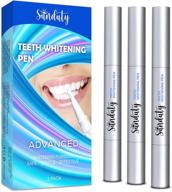 sunduty teeth whitening pen - advanced stain remover for effective 🦷 & pain-free oral care, gradual & safe whitening, convenient & travel-friendly, 3 pack logo