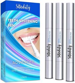 img 4 attached to Sunduty Teeth Whitening Pen - Advanced Stain Remover for Effective 🦷 & Pain-free Oral Care, Gradual & Safe Whitening, Convenient & Travel-friendly, 3 Pack