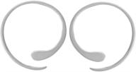 💫 sterling silver pull-through hoop earrings by boma jewelry logo