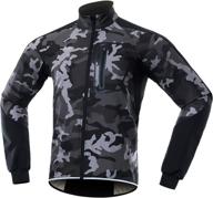 🧥 bergrisar men's winter softshell cycling jacket - windproof, water-resistant, thermal fleece bike outerwear bg011 логотип