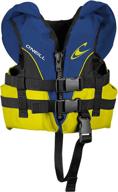 одежда для младенцев o'neill wetsuits infant superlite uscg life vest, толстовка pacific yellow/black yellow, размер 1sz логотип
