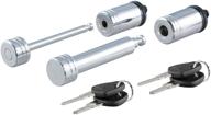 🔒 secure your trailer with curt 23527 lock set for 2-inch receiver & 2-1/2-inch coupler latch span logo