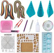 🎨 woohome quilling supplies: complete paper quilling kit with 12 tools, 36 colors, & 880 strips logo