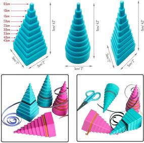 img 2 attached to 🎨 Woohome Quilling Supplies: Complete Paper Quilling Kit with 12 Tools, 36 Colors, & 880 Strips