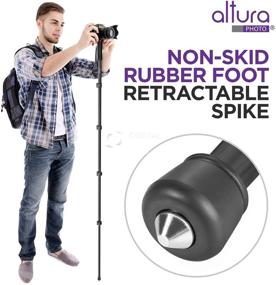 img 3 attached to 📷 Altura Photo 62-Inch Camera Monopod - Ultimate Stability for Canon, Nikon, Sony Mirrorless & DSLR - Lightweight, Portable & Easy to Carry