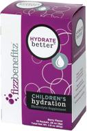 🍓 hydrate better: effervescent electrolyte powder for children & adults - berry flavor, all natural (30 servings) logo