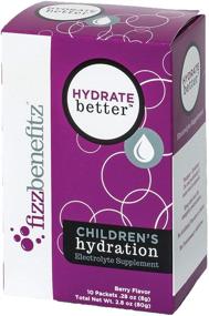 img 4 attached to 🍓 Hydrate Better: Effervescent Electrolyte Powder for Children & Adults - Berry Flavor, All Natural (30 Servings)