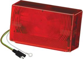 img 1 attached to 🚦 Submersible Tail Light for Over 80" Wide Trailers - Right/Curbside, Black - Wesbar 403075
