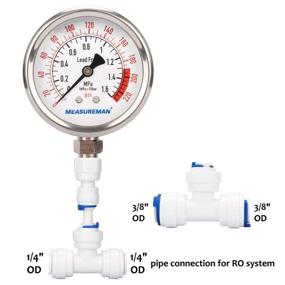img 1 attached to 📏✅ MEASUREMAN Glycerin Pressure Purified Connection: High Precision Instrument for Accurate Pressure Measurement