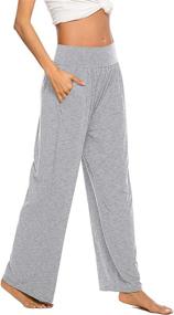 img 3 attached to 👖 ZJCT Womens Yoga Sweatpants: Comfy, Casual, Wide Leg Joggers with Pockets