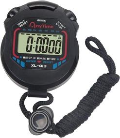 img 2 attached to ⏱️ FomaTrade Waterproof Stopwatch Pack - 10pcs Digital Handheld Multi-Function Chronograph Sports Stopwatch with Large Display