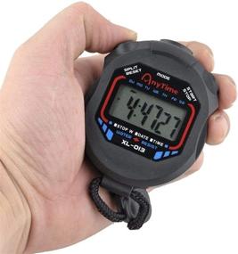 img 1 attached to ⏱️ FomaTrade Waterproof Stopwatch Pack - 10pcs Digital Handheld Multi-Function Chronograph Sports Stopwatch with Large Display