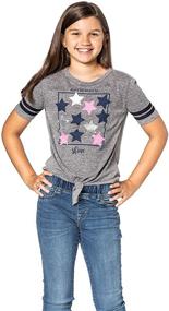 img 3 attached to 👚 FashionxFaith Little Girls Shirts Tops: Stylish Clothing for Girls