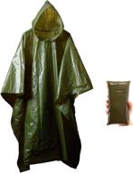 🌧️ lightweight rain poncho: norwegian military style survival general cover for emergency shelter and outdoor gear логотип