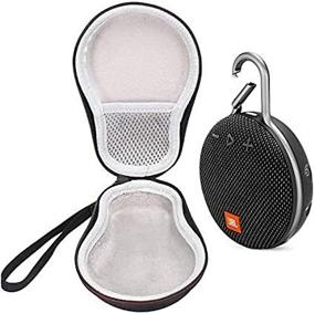 img 3 attached to 🔊 JBL Clip 3 IPX7 Водонепроницаемый портативный динамик с Bluetooth в комплекте с деликатесным чехлом для путешествий: Идеальный спутник для отдыха на свежем воздухе (Черный)