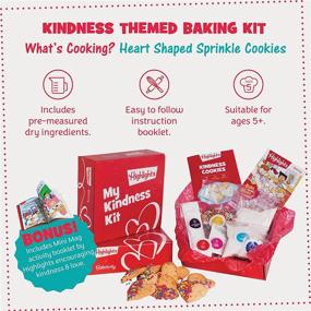 img 3 attached to 🍪 Baketivity Kids Baking Kit with Highlights Magazine Booklet: Kindness Themed Baking Set for DIY Arts and Crafts, Heart Shaped Sprinkle Cookies, Kosher - Shop Now!