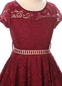 img 2 attached to BluNight Collection Dresses - Burgundy Girls' Clothing 19JK88S