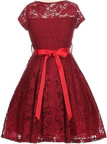 img 3 attached to BluNight Collection Dresses - Burgundy Girls' Clothing 19JK88S