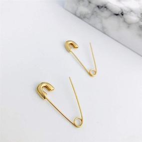 img 2 attached to Stainless Steel Minimalist Cartilage Earrings - Customizable Girls' Fashion Jewelry