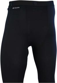 img 1 attached to Premium Performance: Columbia Men's Midweight Layer Tights in Black - Size Medium