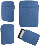 e-reader sleeve case bag for 6 inch ebook reader tablet protective cover pouch (royal blue) logo