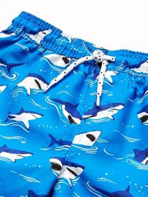 img 1 attached to Shark Little Trunks Boys' Clothing by Spotted Zebra