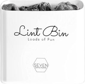 img 4 attached to 🧲 Magnetic Lint Bin: Efficient Laundry Room Organization Storage and Trash Can Solution