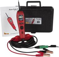 🚗 power probe iv - red (pp401as) car diagnostic test tool with case & acc, digital volt meter, acdc current resistance circuit tester and fuel injector tester logo