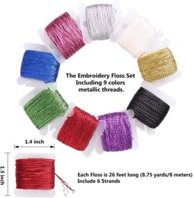 img 3 attached to 🧵 Versatile Embroidery Floss: 100 Vibrant Colors + 40 Cross Stitch Tools for Friendship Bracelets and More