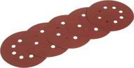 🔄 dewalt dw4303 5-inch 8-hole 120-grit hook-and-loop random orbit sandpaper (5-pack): high-quality sanding discs for smooth finishes logo