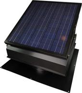 🌞 remington solar builder series: powerful 40-watt solar attic fan with nighttime operation and weather resilience logo