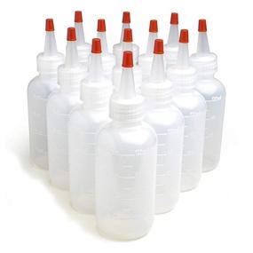 img 4 attached to 🧴 Convenient 120ML Plastic Bottles with Caps and Measurement Markings for Food Service Equipment & Supplies