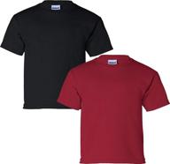 👕 gildan cotton t-shirt 2-pack - medium boys' tops, tees & shirts logo