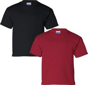 img 1 attached to 👕 Gildan Cotton T-Shirt 2-Pack - Medium Boys' Tops, Tees & Shirts