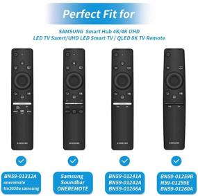 img 3 attached to 📺 [2 Pack] Glowing Silicone Protective Case for Samsung Smart TV Remote Controller BN59 Series"