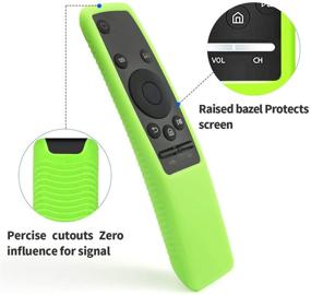 img 2 attached to 📺 [2 Pack] Glowing Silicone Protective Case for Samsung Smart TV Remote Controller BN59 Series"