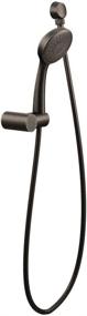 img 1 attached to 🚿 Moen 3865EPORB Handheld Shower with 69-Inch Hose and Wall Bracket: Eco-Performance in Oil Rubbed Bronze