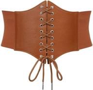 elevate your style with whippy women's lace up corset elastic belts - must-have accessories for women logo