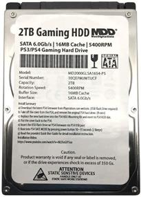 img 4 attached to 💾 MaxDigitalData 2TB 5400RPM 8MB Кэш SATA 6.0Гб/с 2.5" Жесткий диск для игровой приставки PS4 - MD2000GLSA854-PS, Гарантия 2 года