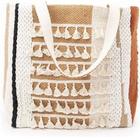 img 1 attached to 👜 Stylish ROOLEE Culebra Woven Tote: The Ultimate Handbag for Women